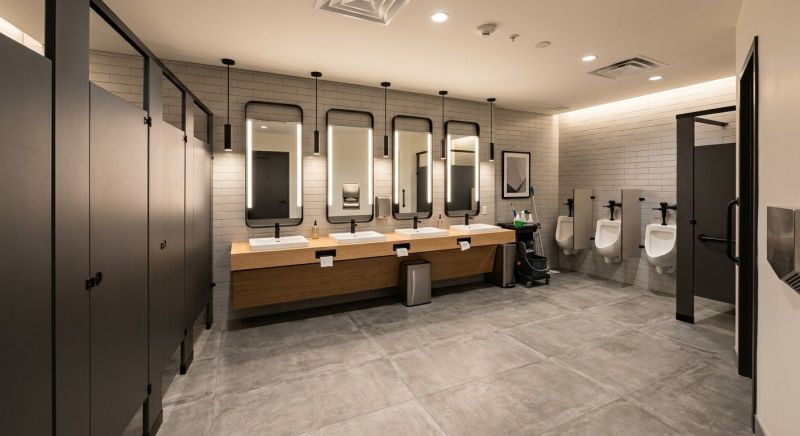 Industrial Bathroom Renovation in North Charleston, SC