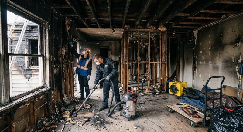 Residential Fire Restoration in Sonoma County, CA