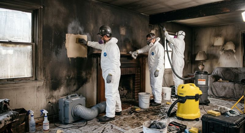 Soot Cleaning in Marin County, CA